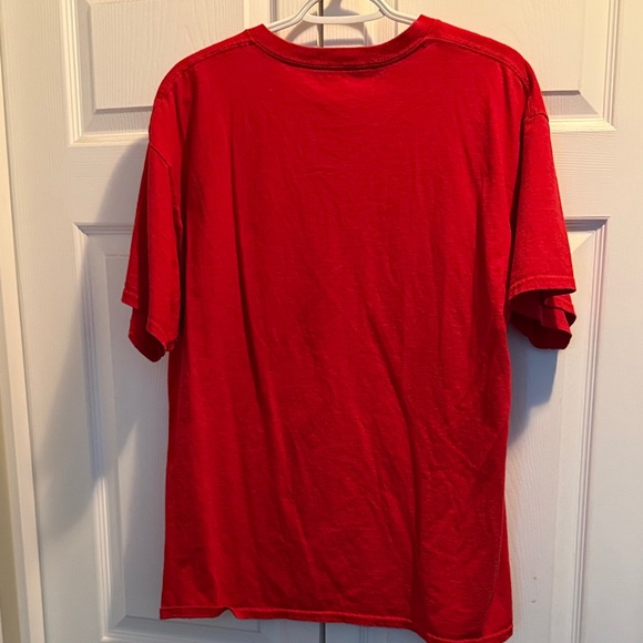 Bold Red Statement Tee for Men - Picture 3 of 3
